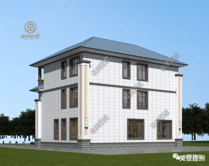 15×11米,三层新中式风格这样建,包你满意