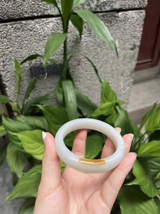 |和田玉素纹手镯