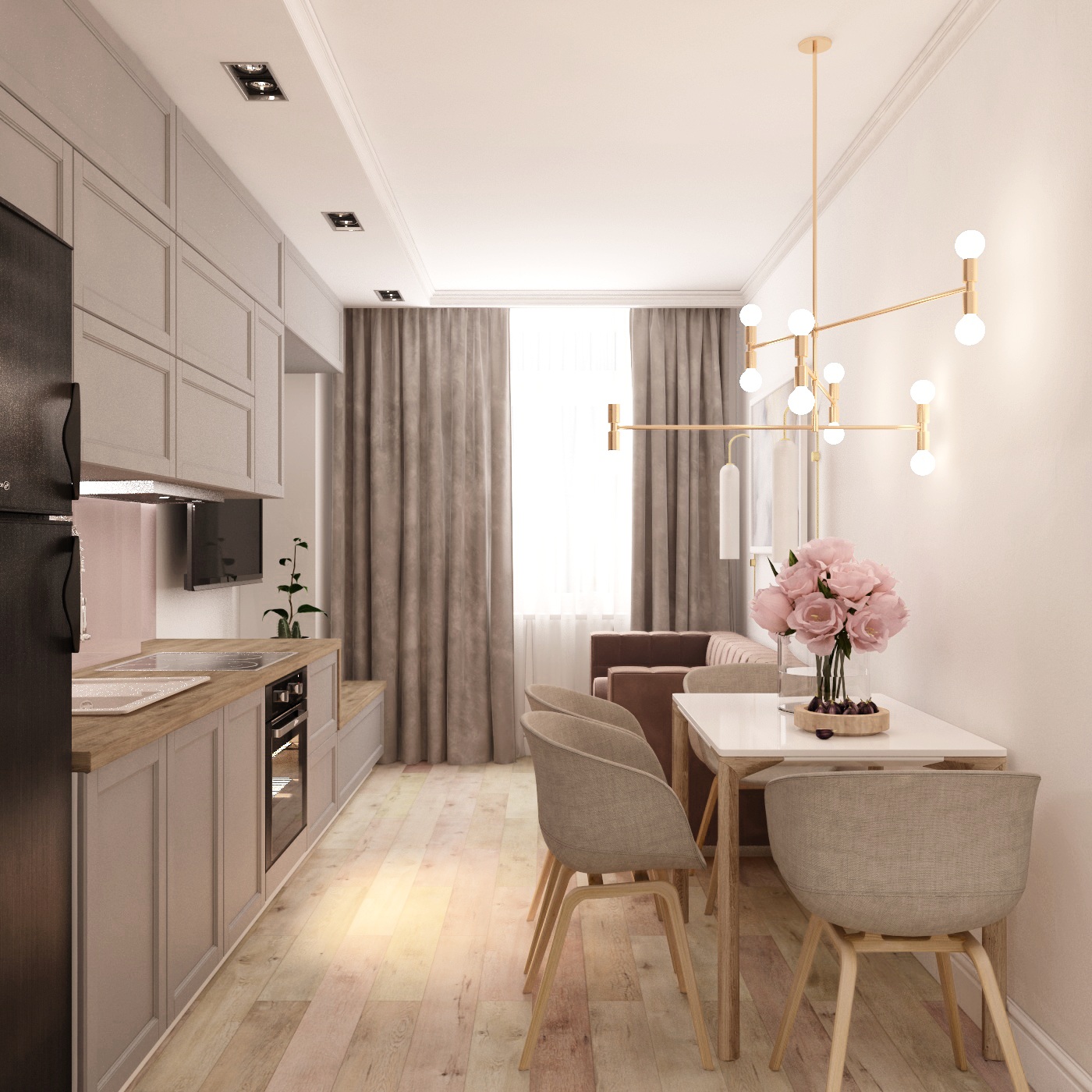 小户型也能装修出古典美,室内设计超漂亮,朋友都夸太实用了