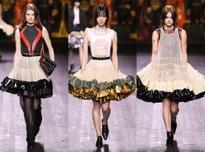 赌王千金何超莲时装周看秀,这一季LV的蓬蓬裙C位出道,很浪漫