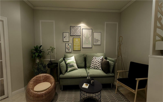 46㎡北欧风格家装样板房，空间小不用怕，住着舒服更重要