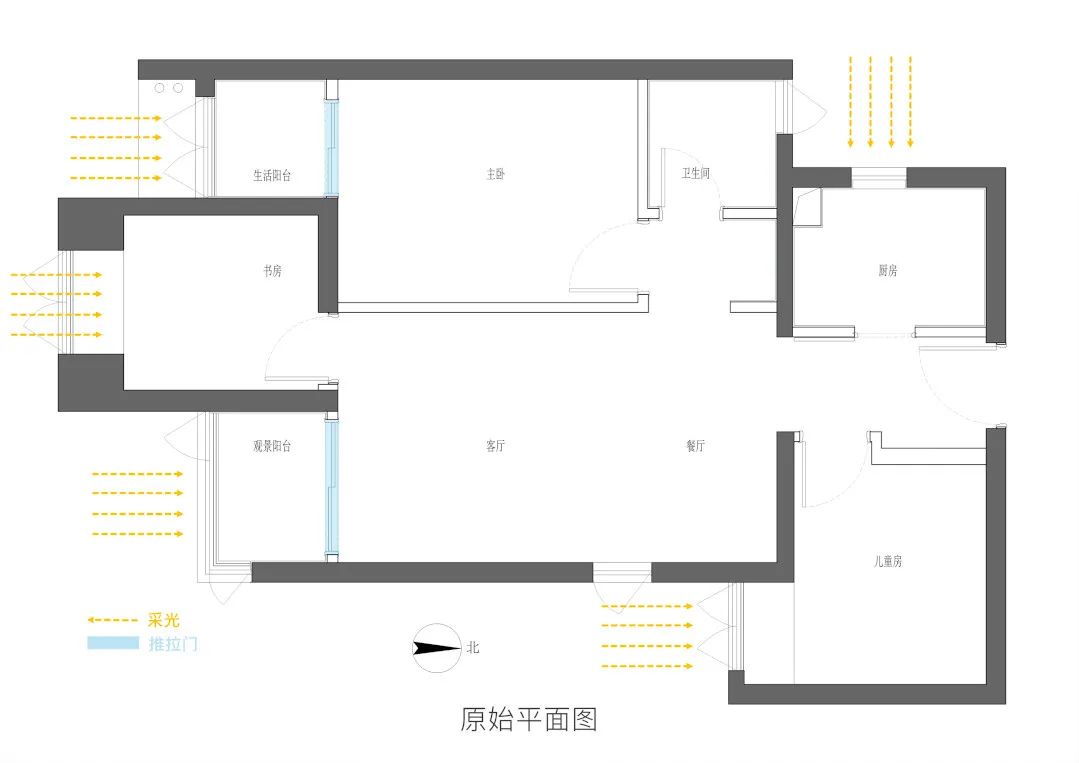 65㎡温馨明亮书香之家,仿若一家私人图书馆,足不出户沉浸式阅