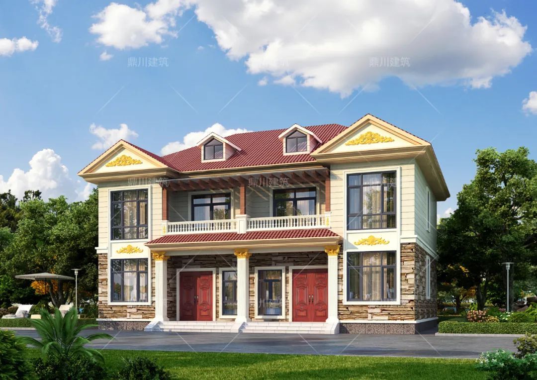 3款双拼农村别墅，兄弟这样建房，大气又实用，这样建房最实在