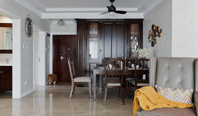 简美风格的三居室,装修设计超时尚美观,朋友都说这简直是样板房