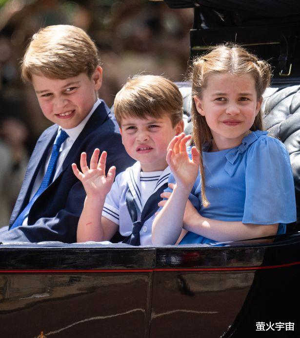 威廉|乔治和夏洛特在女王庆典表现无可挑剔，威廉凯特获赞“育儿有方”