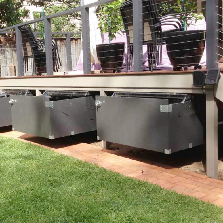 若要装甲板,记得预留出6㎡,可提升整体功能,院子整体更整洁