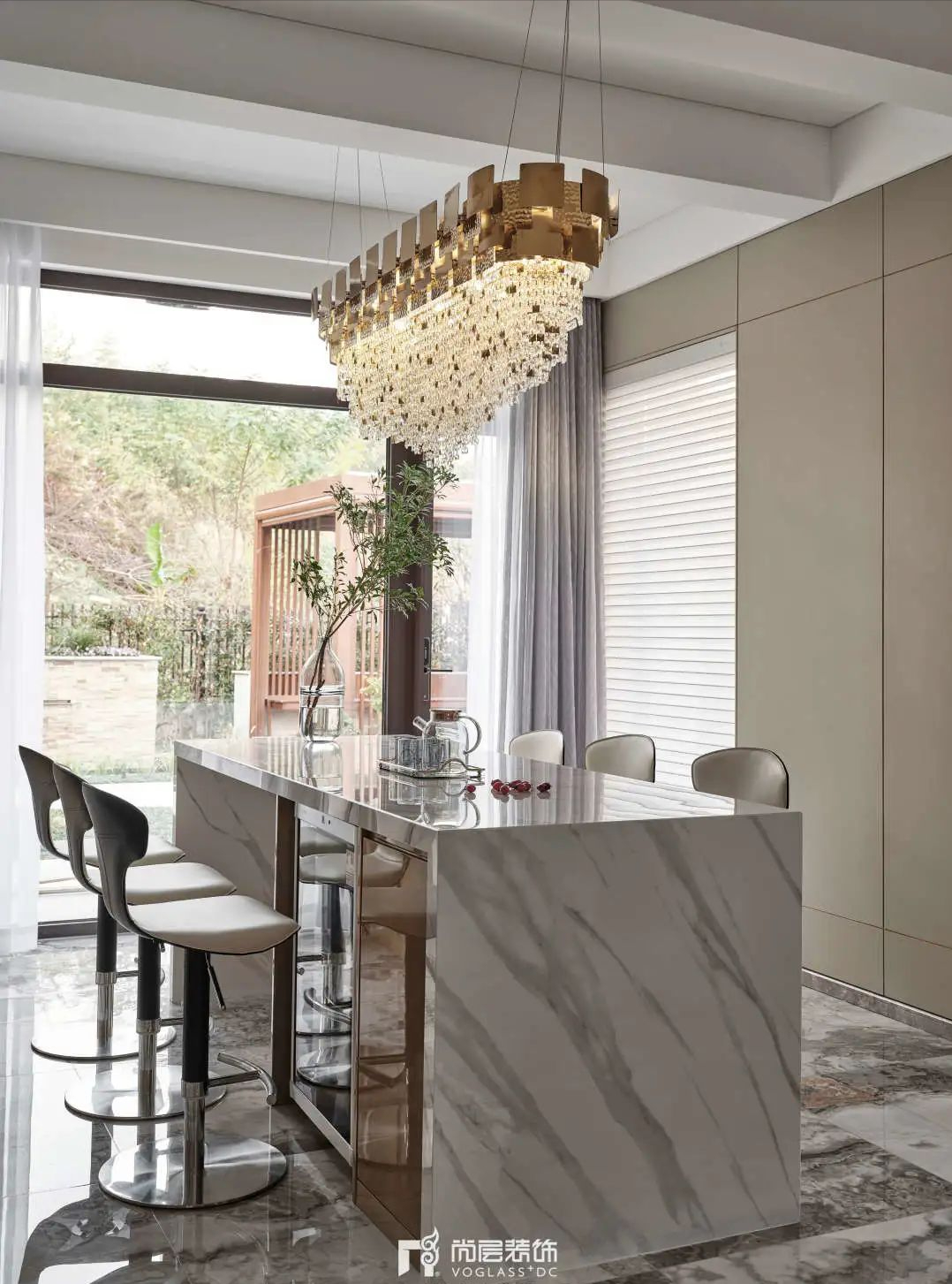 450㎡双拼别墅这样设计,与自然结合超通透!