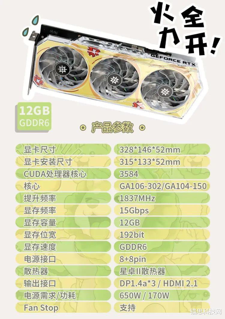 GeForce|GALAX推出GeForce RTX 3060蔬菜精灵“菜狗的野望”特别版