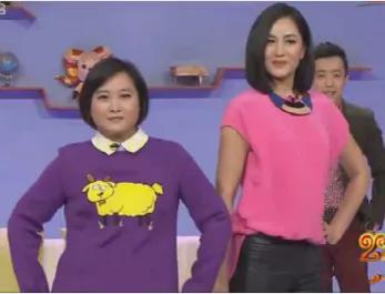 贾玲|?那一年春晚,王菲说“虎背熊腰”,周涛仍在C位,贾玲长发细腰