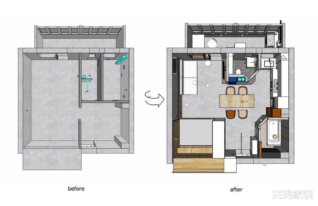 直抵业主内心的装修，时尚中透着华美，年轻人就该如此享受生活！