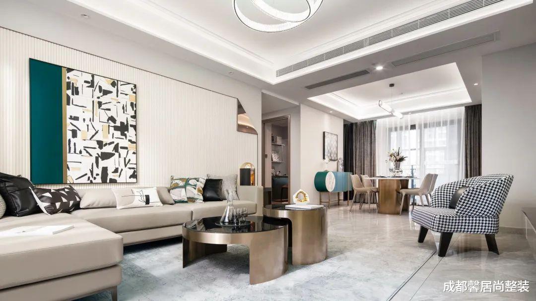 120㎡轻奢大平层,优雅的生活从家开始