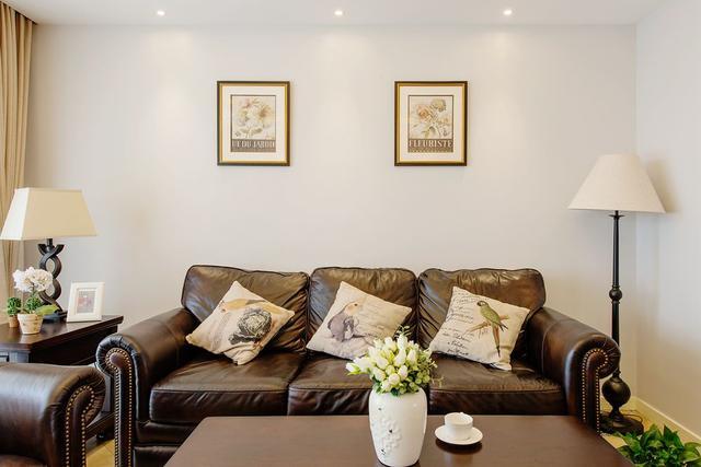 现代简美式风格的大三居,装修设计超大气实用,父母来了都说喜欢