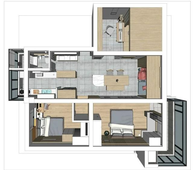 她家“减法装修”火了,全屋敞亮又高级,还有超强收纳,晒晒!