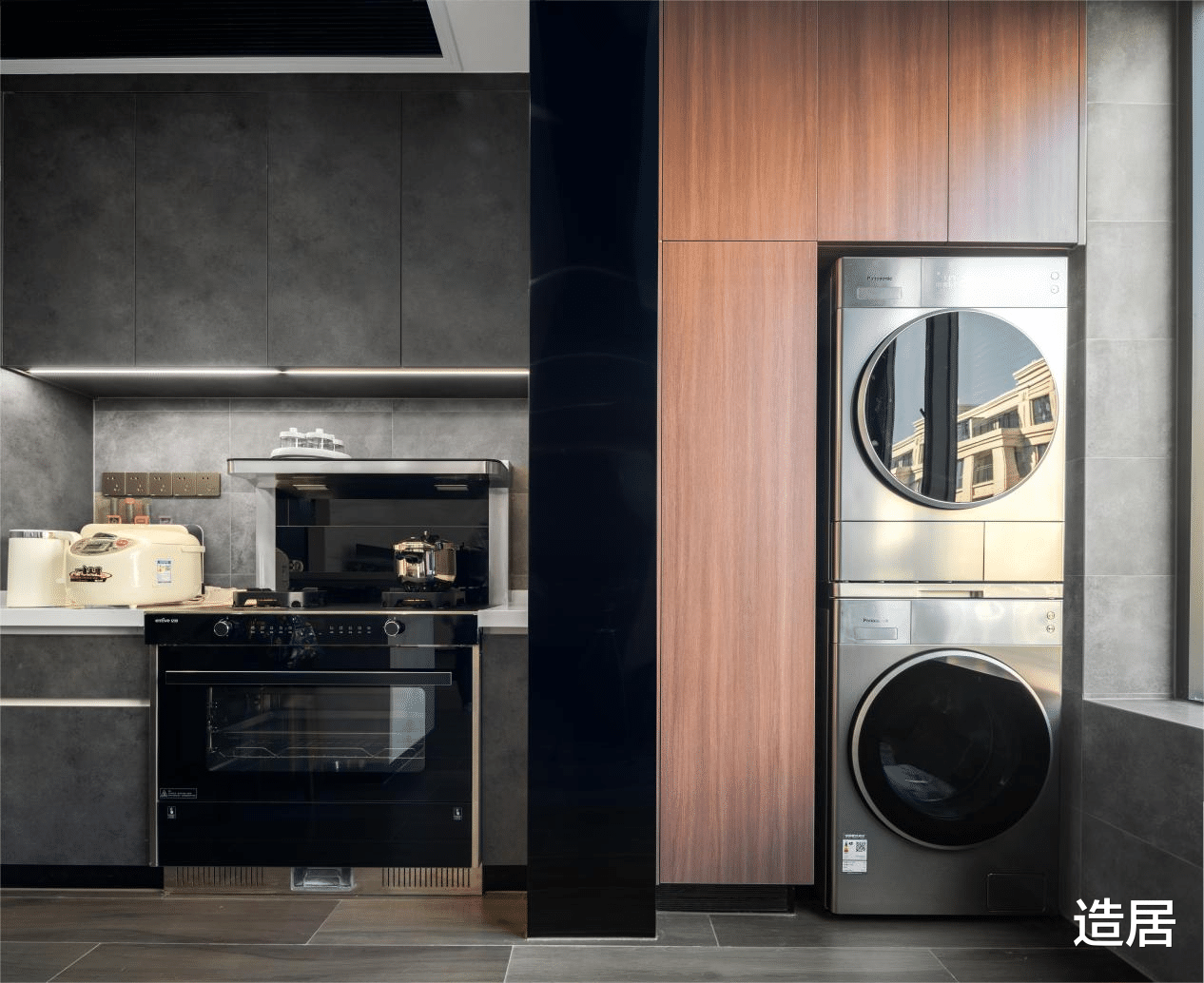 这套90㎡复式三居室,满屏皆是阳刚之气