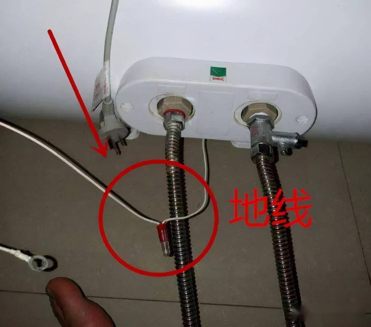 热水器地线接墙里可以吗?十年电工提醒:不要拿生命开玩笑
