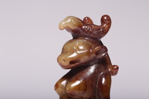 |战汉，和田玉英雄斗志把件