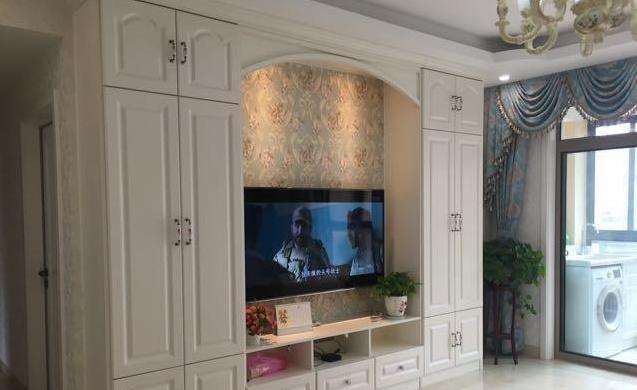 110㎡装修花18万，全屋贴壁纸超漂亮，电视墙设计火遍全小区