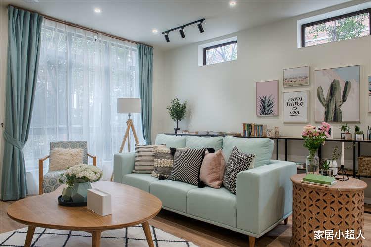 北欧风勾勒清新的家，还有超大室内花园，处处都有浪漫气息