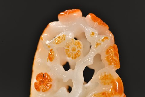 |和田玉喜上眉梢把件