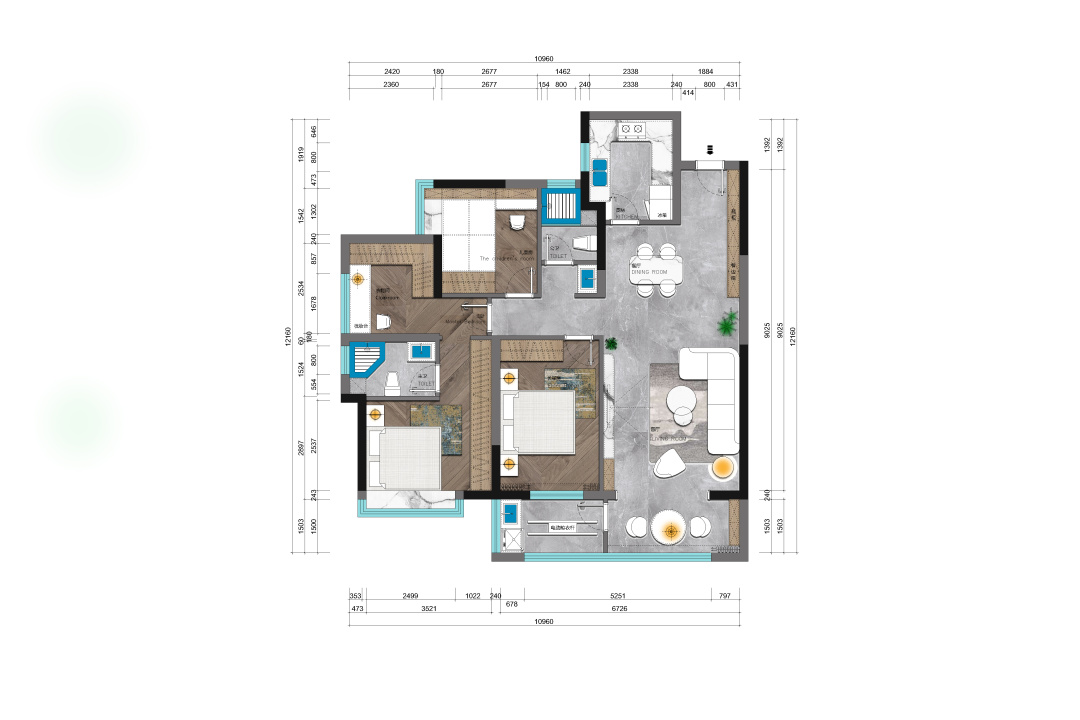 【鲁班装饰】雍和府128㎡浪漫法式