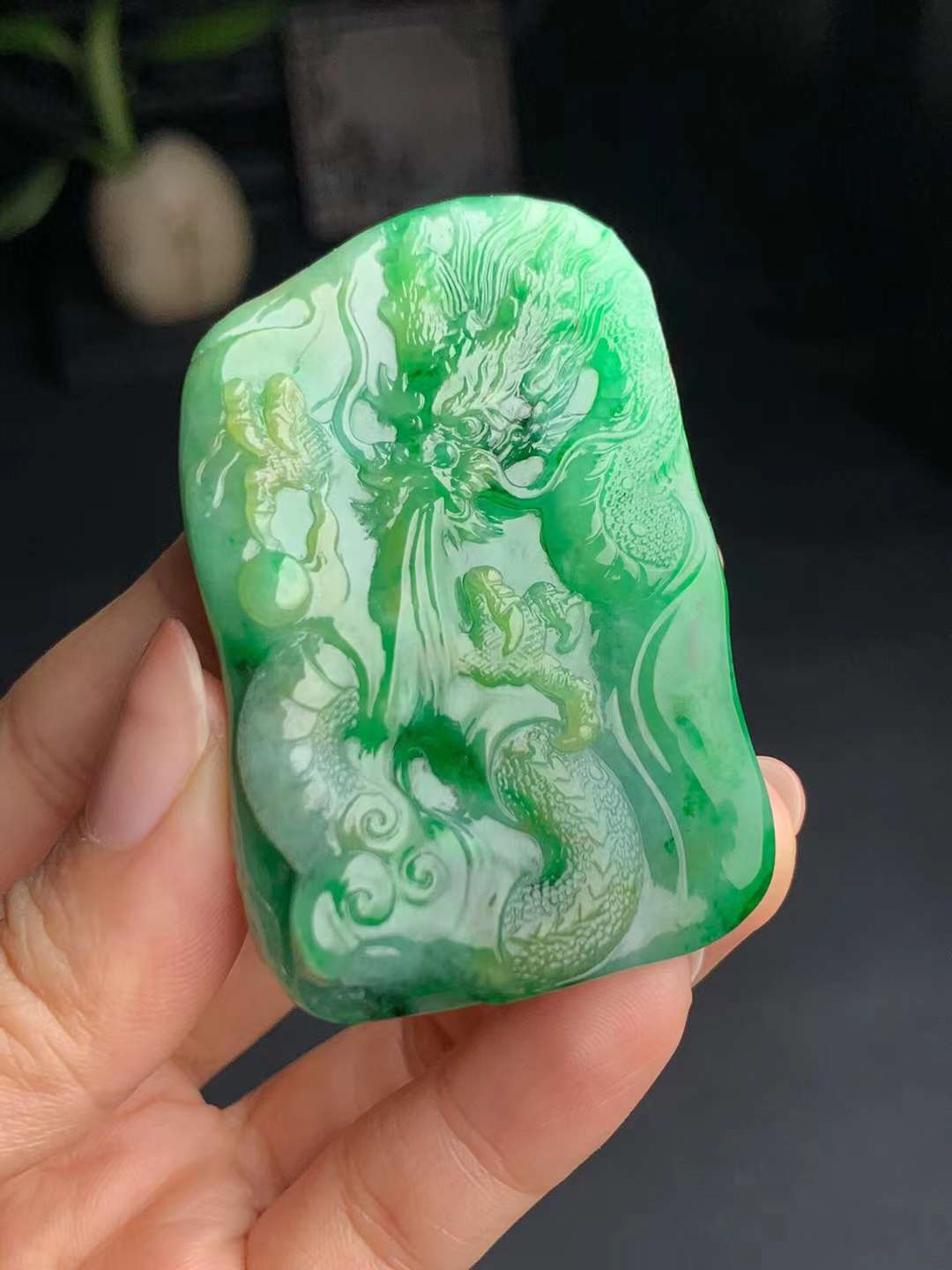 翡翠|霸气侧漏的「翡翠龙牌」有什么寓意?适合哪些人群佩戴?