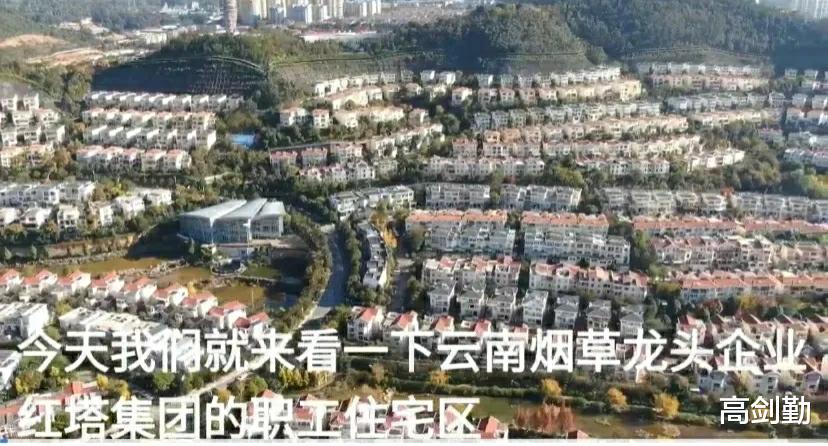 红塔集团|红塔集团给职工免费建设的别墅区，这是西南地区最大的别墅群