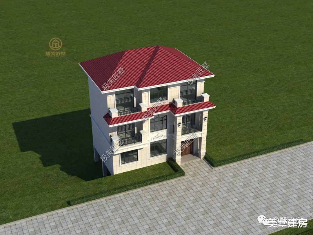 带架空层设计的三层别墅,占地仅88平,你确定不心动?