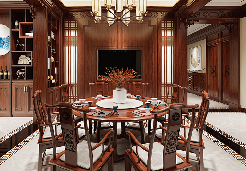 中式红木装修,造就富有诗意的舒适空间