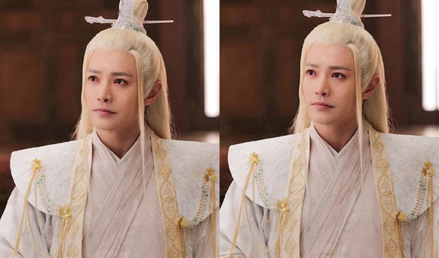 郑国霖|《长月烬明》澹台烬绿衣造型,桑酒贺图超美,郑国霖白发很仙!