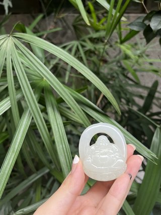 |和田玉弥勒挂件