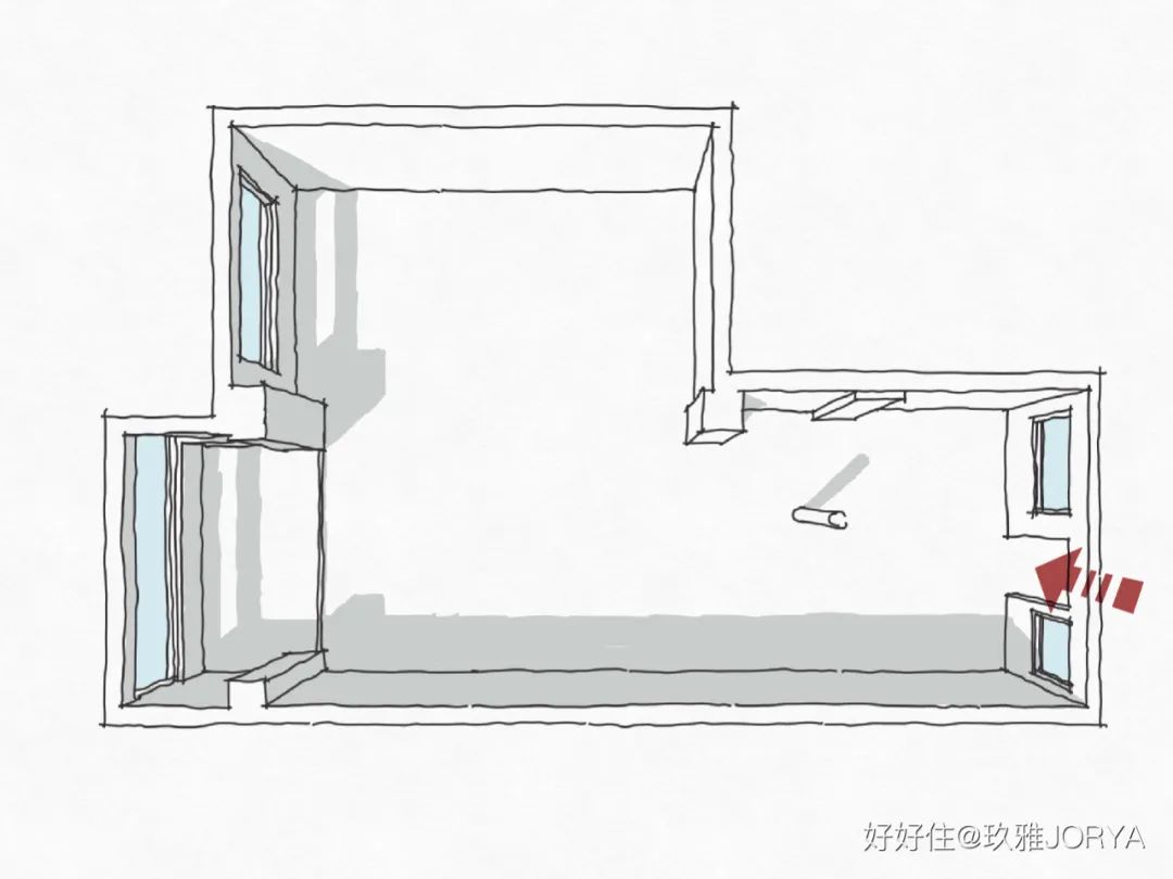 48㎡日式小屋:阳台隔出一间榻榻米,馋到我了
