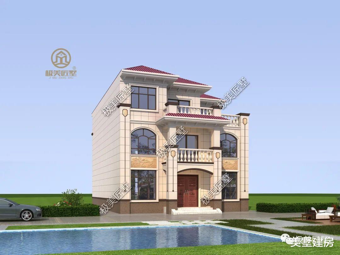 最气派的农村豪宅,占地260平,挑空客厅旋转楼梯精致奢华!