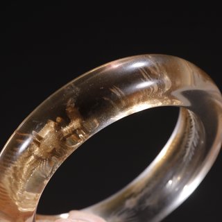 龙凤呈祥|旧藏·水晶内刻龙凤呈祥手镯