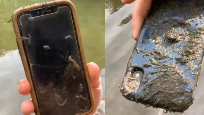 iPhone|iPhone掉入河中10个月 寻获烘干后充电竟还能用