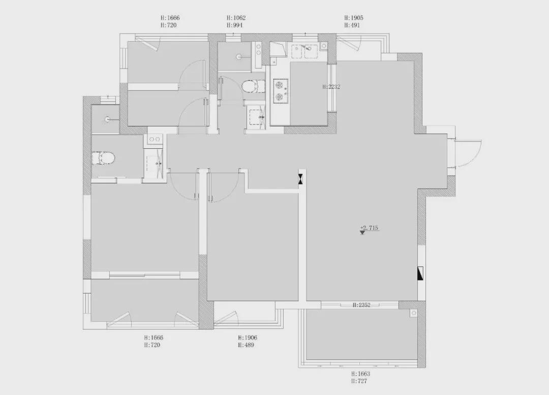 110㎡精装修改造,用柔和的暖色打造温馨治愈之家