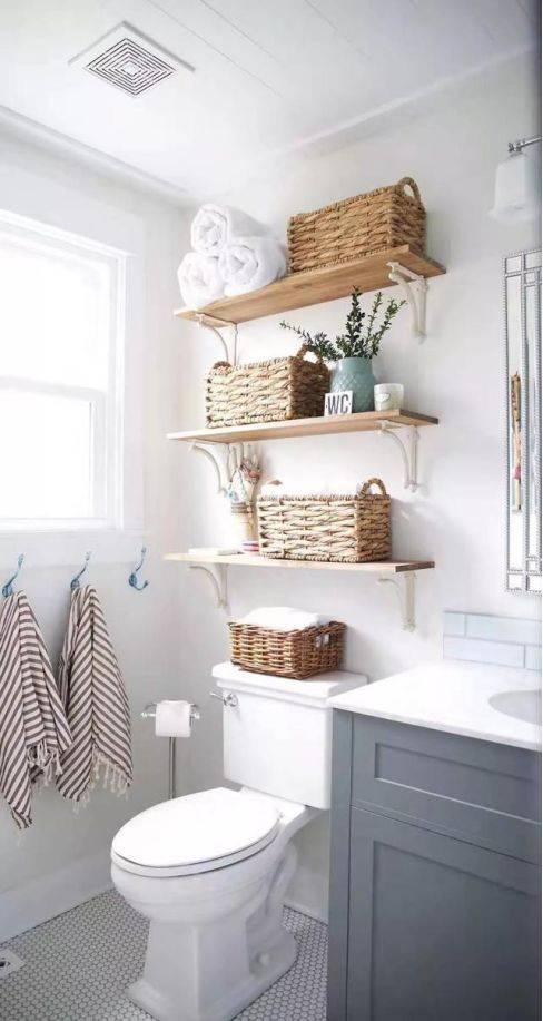 卫生间太小？送你几个收纳小技巧，让你的卫生间变大变明亮