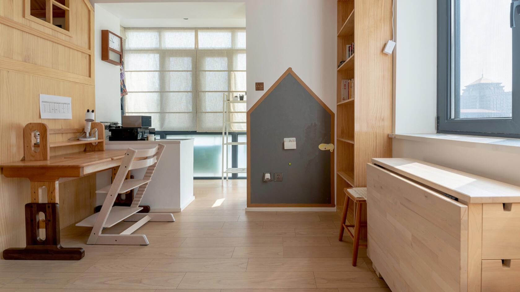 上下床不愧是小户型的救星！她36㎡老破小，直接被“拯救了”