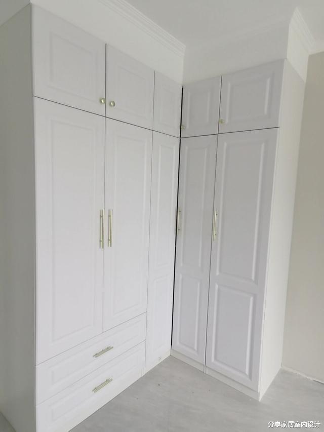 第一次装修新房,全屋定制白色的柜子,大家看看觉得“翻车”了吗