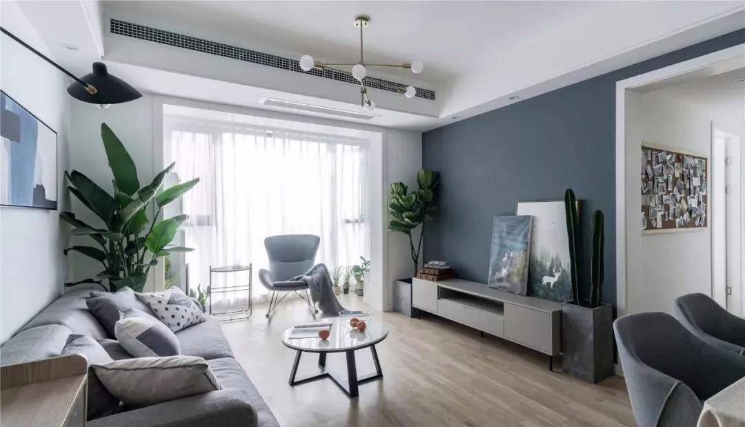 套内58㎡的小两居,全屋装修11万全搞定,北欧收纳效果火遍小区!