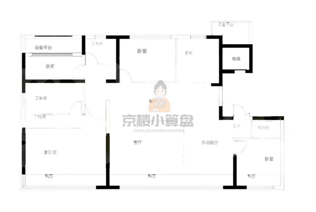 7字头售价？丰台新宫建发·璟院户型过程稿抢先看