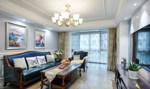 一家五口入住128平米三房,电视墙真漂亮,很满意玄关鞋柜设计