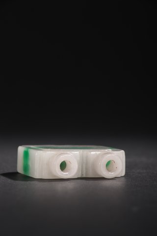 翡翠|回流-翡翠双联鼻烟壶