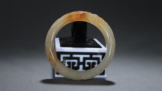 |旧藏-和田玉螭龙纹手镯