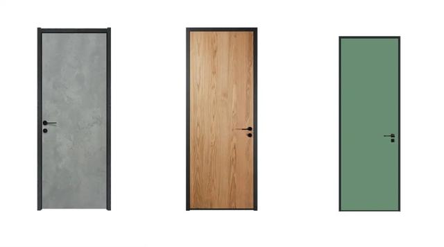 门框与门扇,用不同颜色可以吗?