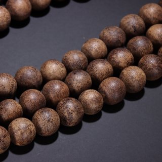 沉香|清代-老沉香圆珠108佛珠一条