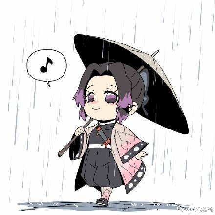 鬼灭之刃|鬼灭之刃：下雨天里的九柱，讨厌鬼水柱的悲伤，连雨都躲着我？