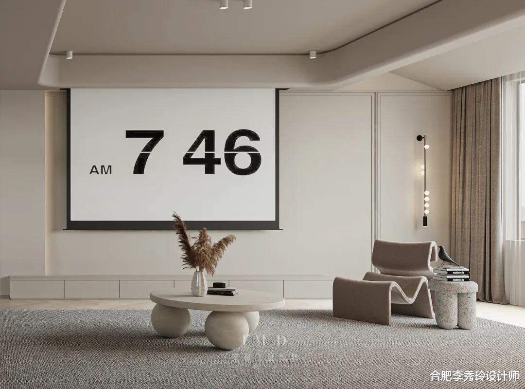 单调单调太单调,别再跟我提大白顶了,还是换了弧形吊顶,绝美