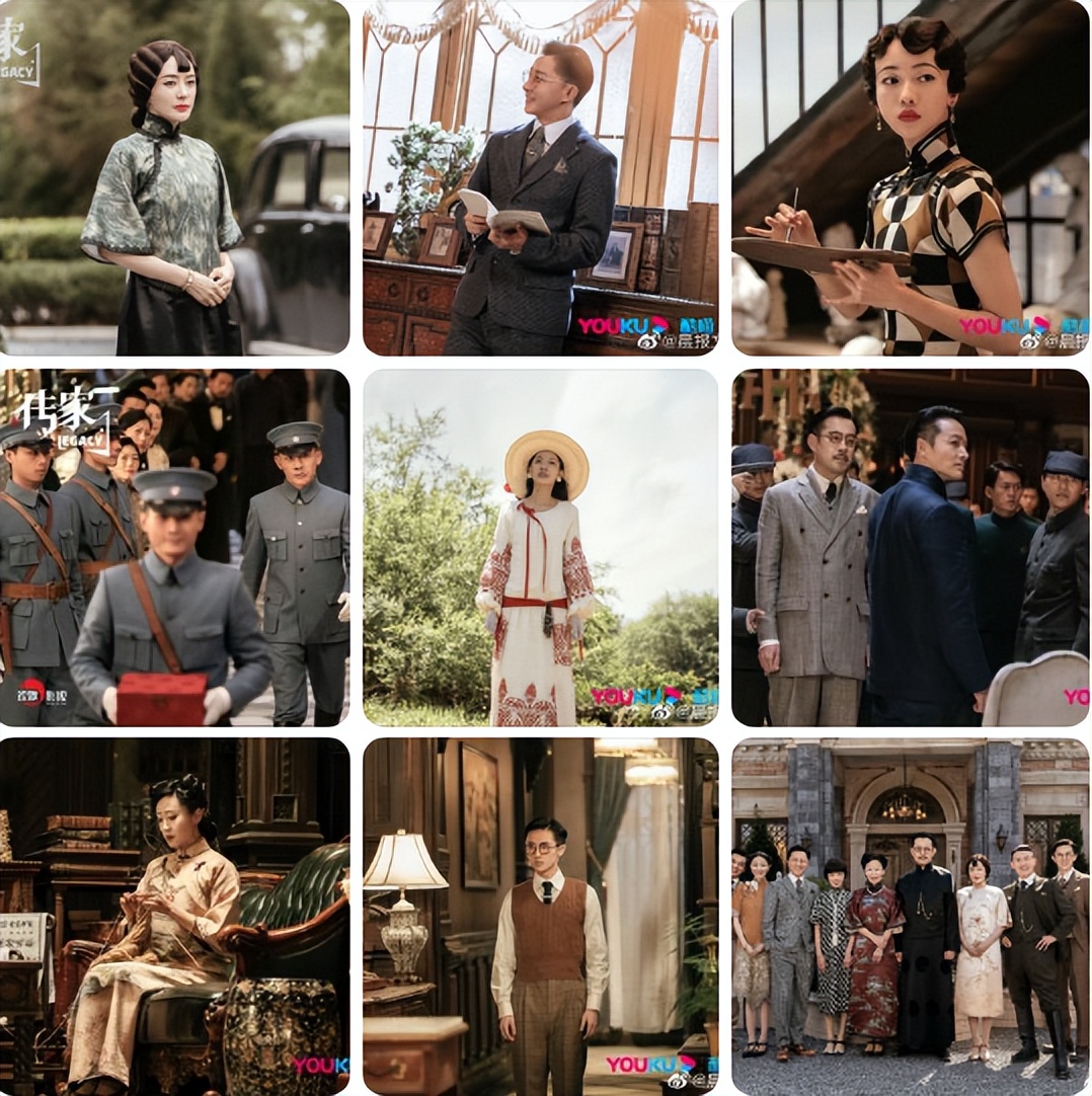 小姐姐|《传家》3D立体群像，网友：《传家》治好了我的脸盲，太上头