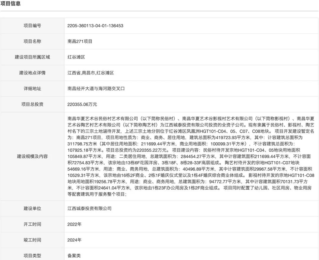 客厅|约42万方！南昌271项目备案！红谷滩新增一处大型江景商住项目！
