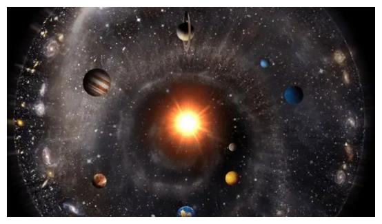 地球为何“悬浮”在宇宙?是什么力量托着,让地球不会往下掉